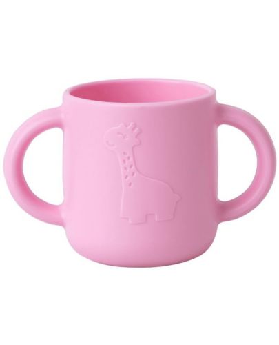 Чашка с дръжки Wee Baby - Prime, розова - 1
