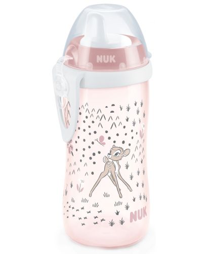 Чаша с твърд накрайник NUK - Kiddy Cup, 300 ml, Bambi  - 1