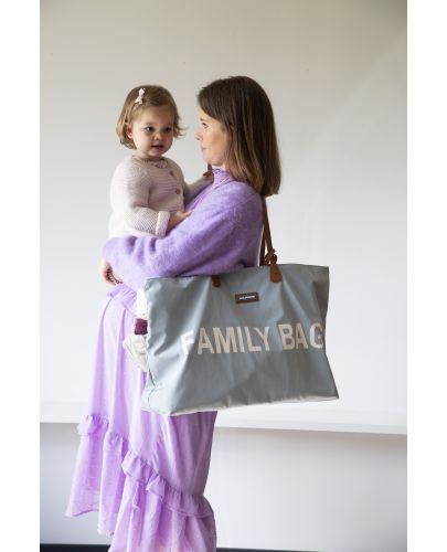 Чанта за принадлежности ChildHome - Family Bag, сива - 7