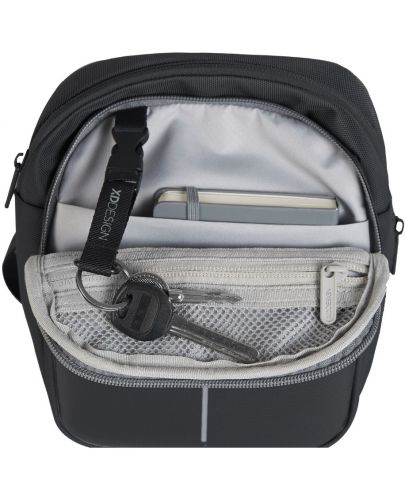 Чанта за през рамо XD Design - Boxy Sling, черна - 7