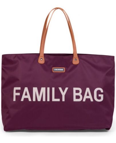 Чанта за принадлежности ChildHome - Family Bag, Aubergine - 1