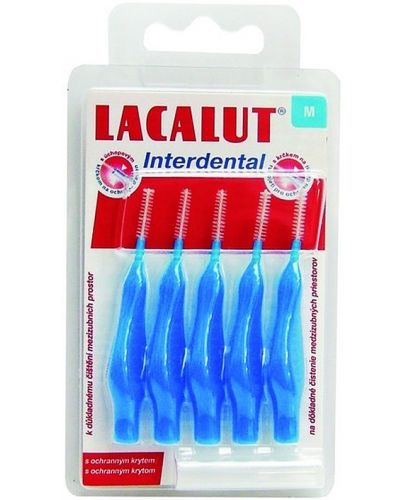 Lacalut Интердентални четчици за зъби, размер M, 5 броя - 1
