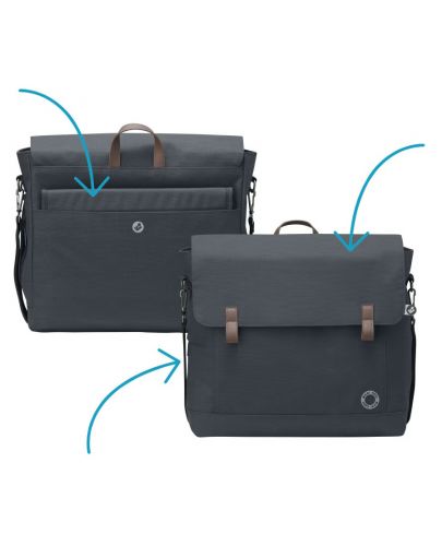 Чанта за количка Maxi-Cosi - Modern Bag, Essential Graphite - 4