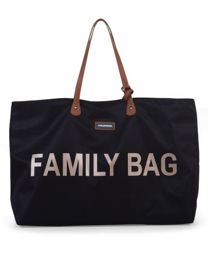 Чанта за принадлежности ChildHome - Family Bag, черно-златно - 1