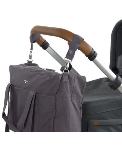 Чанта за бебешка количка Lassig - Антрацит - 6