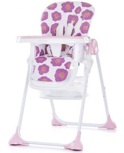 Столче за хранене Chipolino Макси  - С цветя, лилаво - 1