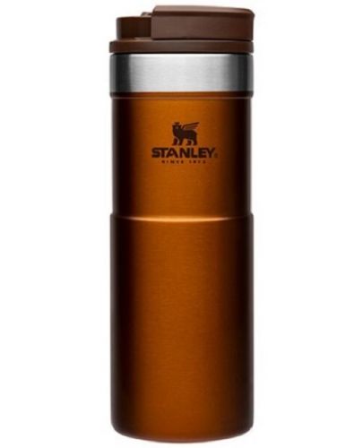 Чаша за път Stanley The NeverLeak - 0.47 L, оранжева - 1