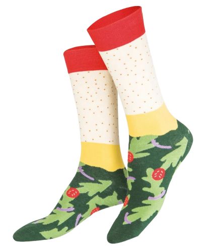 Чорапи Eat My Socks - Pizza, Vegan - 2