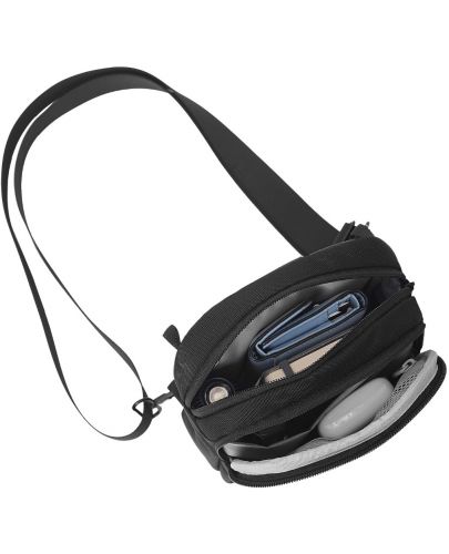 Чанта за през рамо XD Design - Boxy Sling, черна - 9