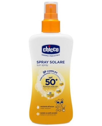 Слънцезащитен спрей Chicco, SPF 50+, 150 ml - 1
