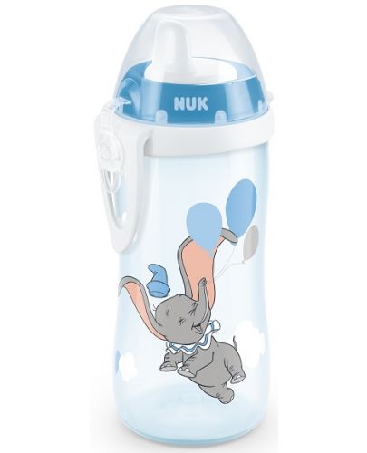 Чаша с твърд накрайник Nuk - Kiddy Cup, 300 ml, Dumbo - 1
