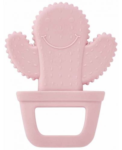 Чесалка за зъби BabyJem - Cactus, Pink  - 1