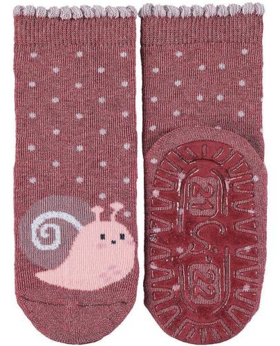 Чорапи със силиконова подметка Sterntaler - С охлювче, 25/26 размер, 3-4 години - 2