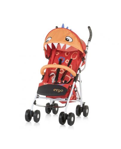 Детска количка Chipolino - Ерго, червено драконче - 1