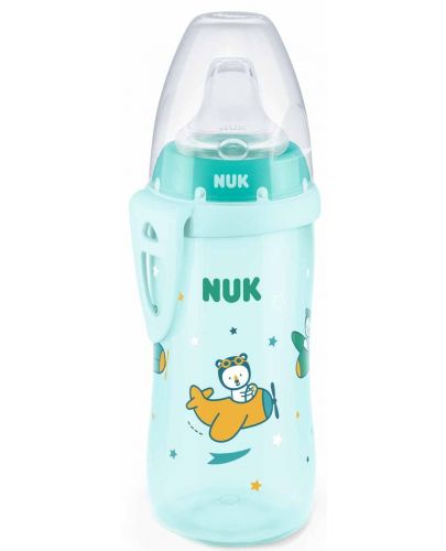 Чаша с преходен накрайник NUK - Active Cup, 300 ml, синя - 1