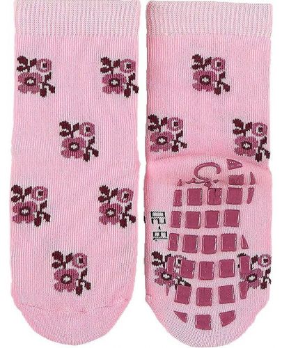 Чорапи с бутончета Sterntaler - С охлюв, розови, 2 чифта, 21/22, 18-24 месеца - 2