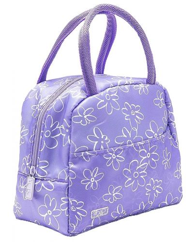 Чанта за храна YOLO - Лилаво цвете - 1