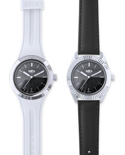 Часовник Bill's Watches Twist - White & Black - 1