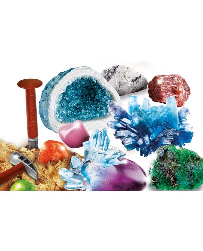 Научен комплект Clementoni Science & Play - Скъпоценни камъни и кристали - 2
