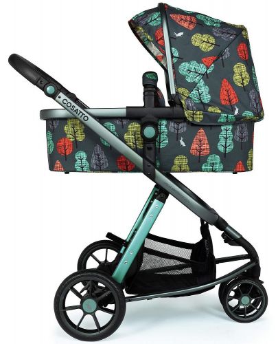 Бебешка количка Cosatto Giggle 3 - Hare Wood, с чанта, кошница и адаптери - 5