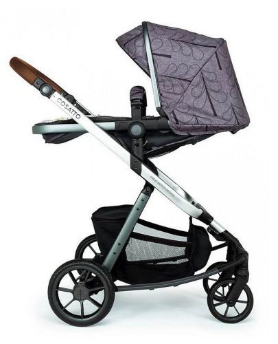 Бебешка количка Cosatto Giggle Quad - Fika Forest, с чанта, кошница и адаптери - 4