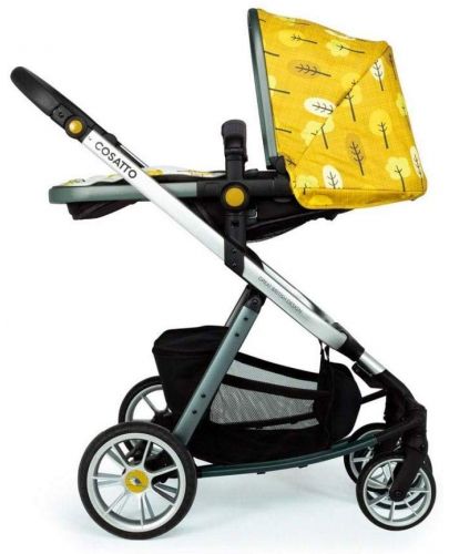 Бебешка количка Cosatto Giggle Quad - Spot The Birdie, с чанта, кошница и адаптери - 6