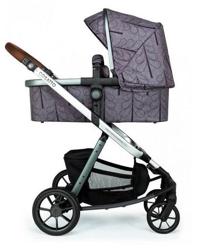 Бебешка количка Cosatto Giggle Quad - Fika Forest, с чанта, кошница и адаптери - 3