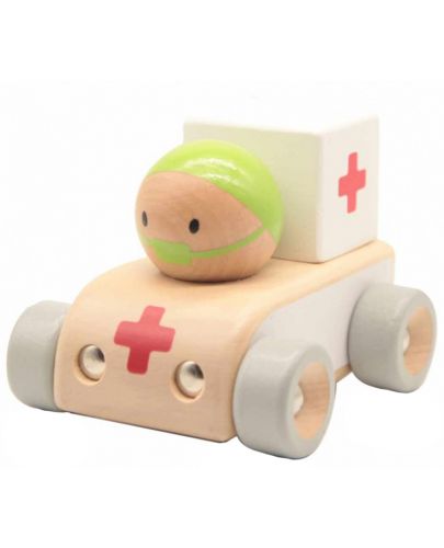 Дървена играчка Classic World - Линейка - 1