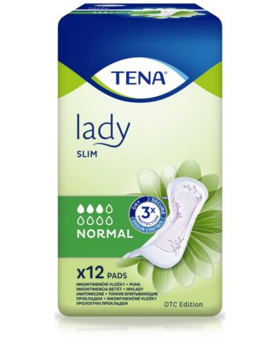 Дамски превръзки Tena Lady - Slim Normal, 12 броя  - 1