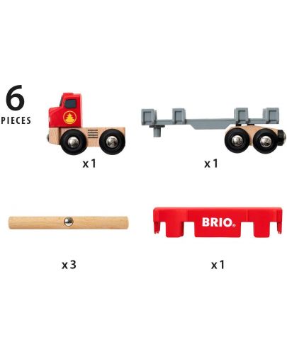Играчка Brio Камион Lumber Truck - 7