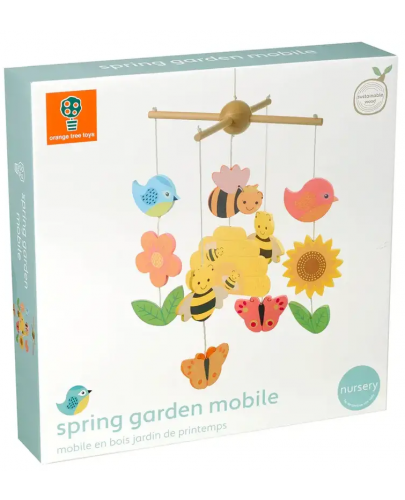 Дървена висяща играчка Orange Tree Toys - Градина, Spring Garden - 2