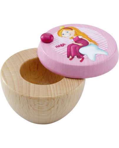 Дървена кутия за млечни зъбки Haba - Принцеса - 1
