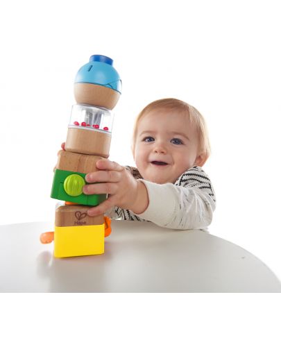 Дървена играчка Hape - Бебешки сензорен комплект - 5