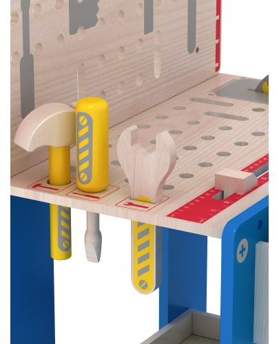 Дървен комплект Acool Toy - Работна маса с инструменти - 4