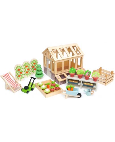 Дървен игрален комплект Tender Leaf Toys - Оранжерия и градина - 2
