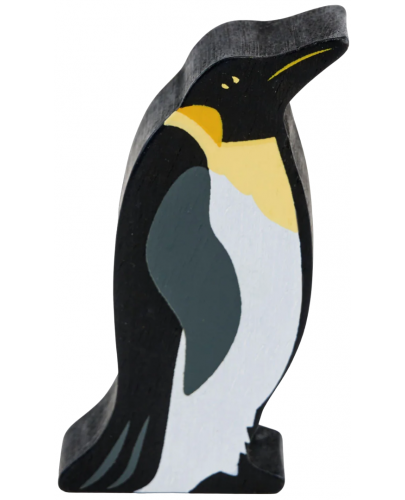Дървена фигурка Tender Leaf Toys - Кралски пингвин - 1