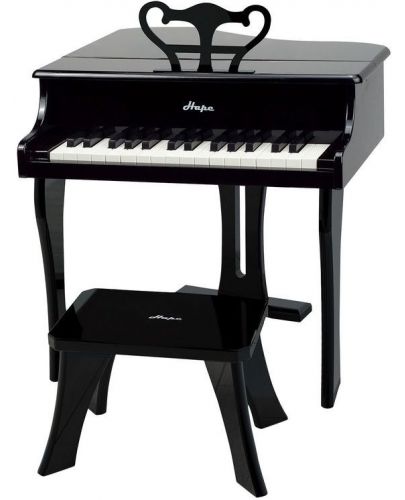 Дървена играчка Hape - Пиано, черно - 3