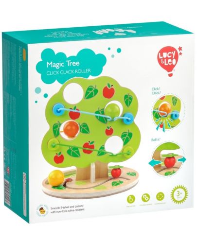 Дървена интерактивна игра Lucy&Leo - Ябълково дърво - 1