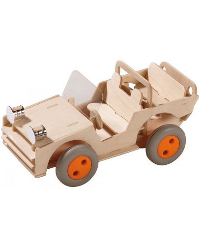 Дървена кола за сглобяване Haba Terra Kids - 1