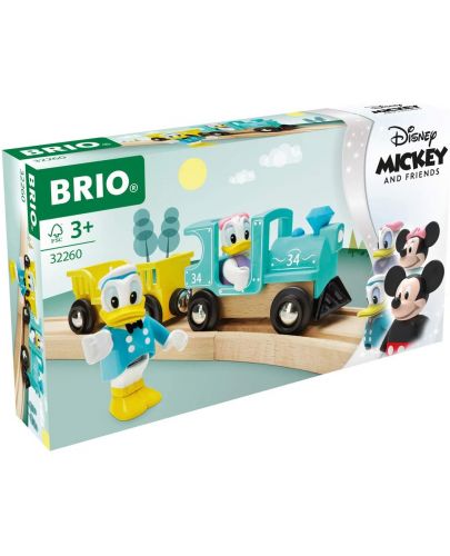 Дървена играчка Brio - Влакчето на Доналд и Дейзи Дък - 5