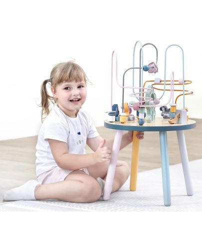 Дървена детска маса за игра и активности Viga PolarB - 6
