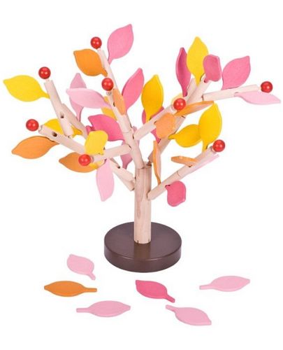 Дървена игра за баланс Pino - Ябълково дърво, Есен - 1