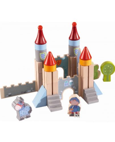 Дървени кубчета Haba - Замъкът на рицарите - 1