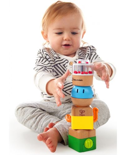 Дървена играчка Hape - Бебешки сензорен комплект - 3