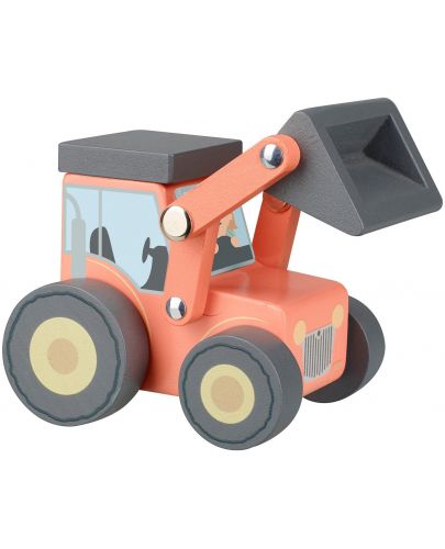 Дървена играчка Orange Tree Toys - Трактор с товарач - 2
