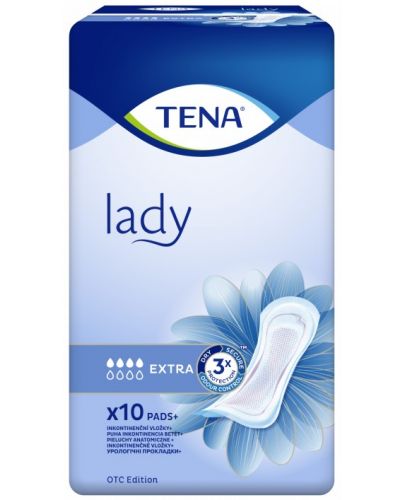Дамски превръзки Tena Lady - Extra, 10 броя  - 1
