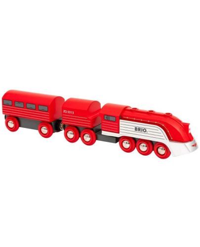 Дървена играчка Brio - Влакче Streamline Train - 3
