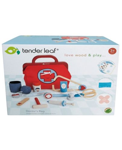 Дървен докторски комплект Tender Leaf Toys - В чанта - 3