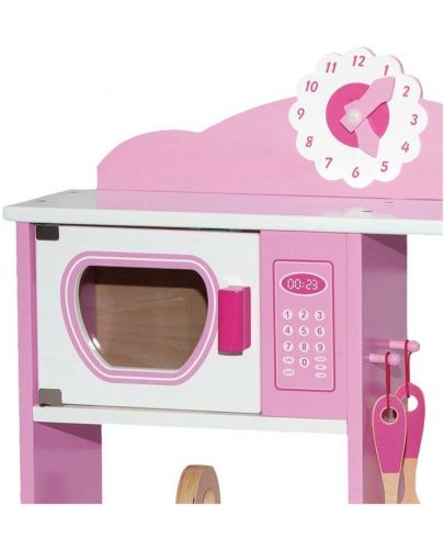 Дървена детска кухня Andreu toys - Rosa, розова - 2
