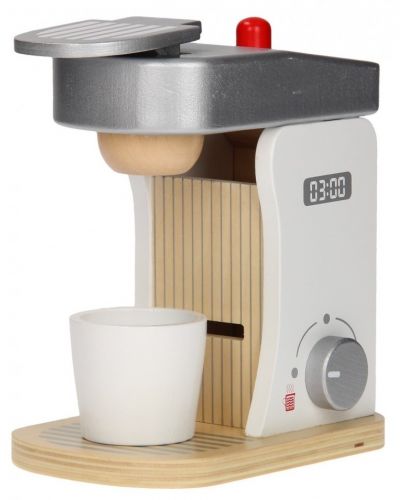 Дървена играчка Joueco - Кафе машина, с аксесоари - 3